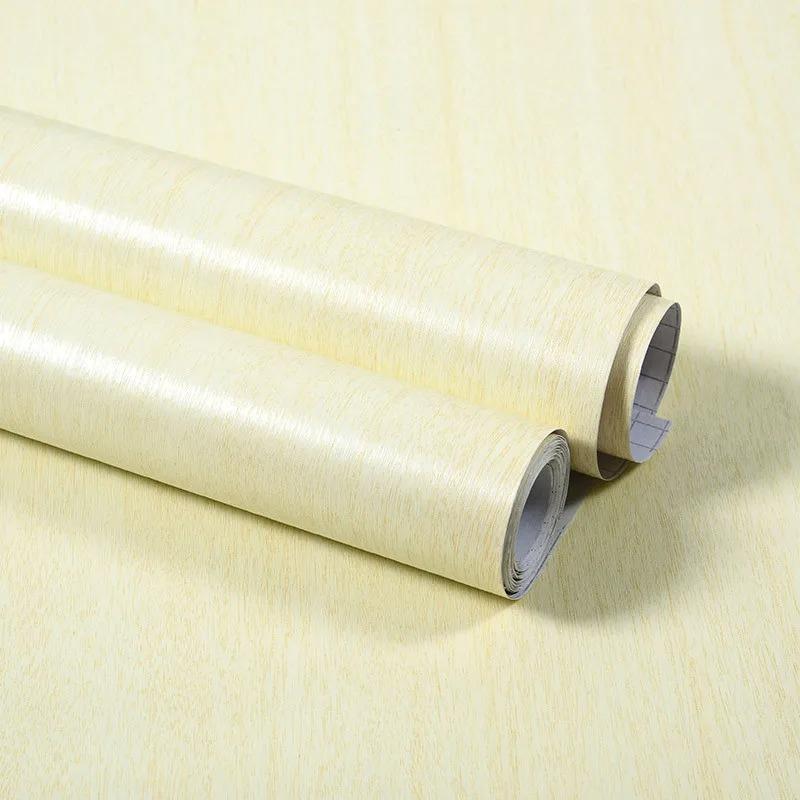 40cm Wood Grain Wall Sticker Wallpaper Self Adhesive DIY Wall Stickers Peel Waterproof Furniture Cabinet Renovation Sticker