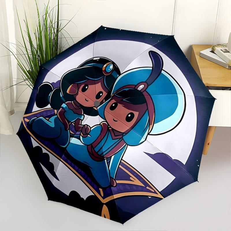 1pc Magic Carpet Ride: Automatic Opening Umbrella with Foldable Design, Iron Frame for Outdoor Use - Perfect Gift for Fans, Travelers, Every