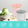 4Pcs Replacement Silicone Lid for NC301 NC300 NC299AMZ Series Container Ice Cream Maker Dishwasher Safe Accessory