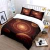 Glowing spiral galaxy patterns. Bedding sets Duvet cover sets Duvet covers Pillowcases(1* Duvet Cover 2* Pillowcases without duvet insert)