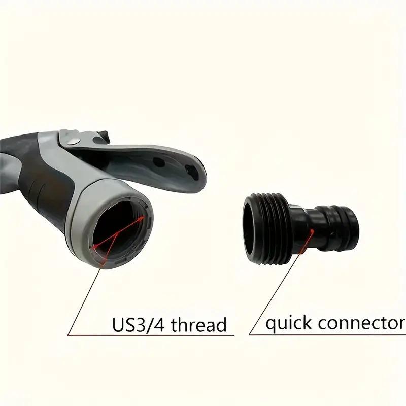 Household Car Wash Water Gun with Long Rod and Rubberized Handle