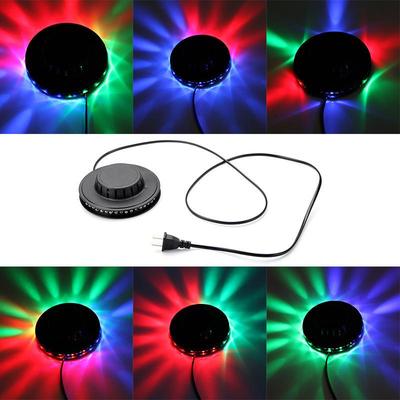 Mini Sun Rotating LED KTV Stage Light - Seven-Color Laser Saucer