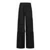 Hohe Taille Gürtel Binden Schlitz Weites Bein Schnelltrocknende Freizeithose Yoga Weites Bein Seitenschlitz Sommer Freizeithose Weites Bein