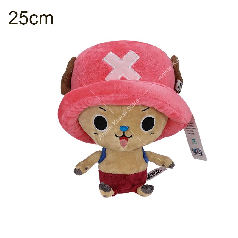 One Piece Anime Plush Toy Cartoon Tony Chopper Cosplay Figure Luffy Chopper Sanji Cute Stuffed Doll Kids Xmas Gift