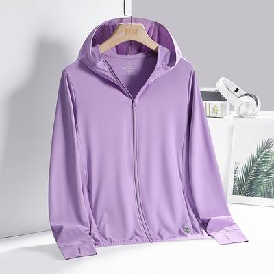 Women's Ice Silk Breathable Sunscreen Clothing UV Resistant Outdoor Sports Couple's Lightweight Sunscreen Clothing