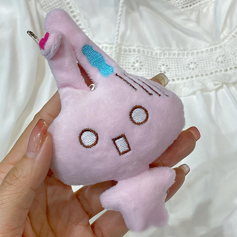 

Подвеска в виде мультяшного медвежонка, симпатичная кукла-кролик, плюшевая игрушка, кулон в виде кавайного чучело животного, украшение для рюкзака, аксессуары для подарка