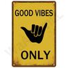 Retro Wall Art Bar Accessories Mancave Tin Sign Room Luxury Home Decor Item Decorations Metal Signs Vintage Metal Plates Posters