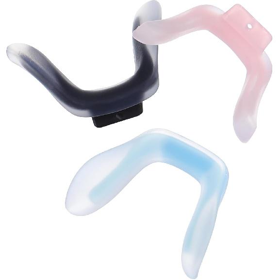 GLEAVI 3pcs Glasses Pads Eyeglass Support Replacement Pad Eyeglass Bridge U Shaped Pads Silicone Eyeglass Pad Kid Glasses Pad Plastic Sunglasses