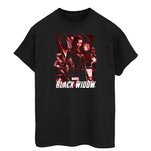 Black Widow Mens Movie Poster Cotton T-Shirt