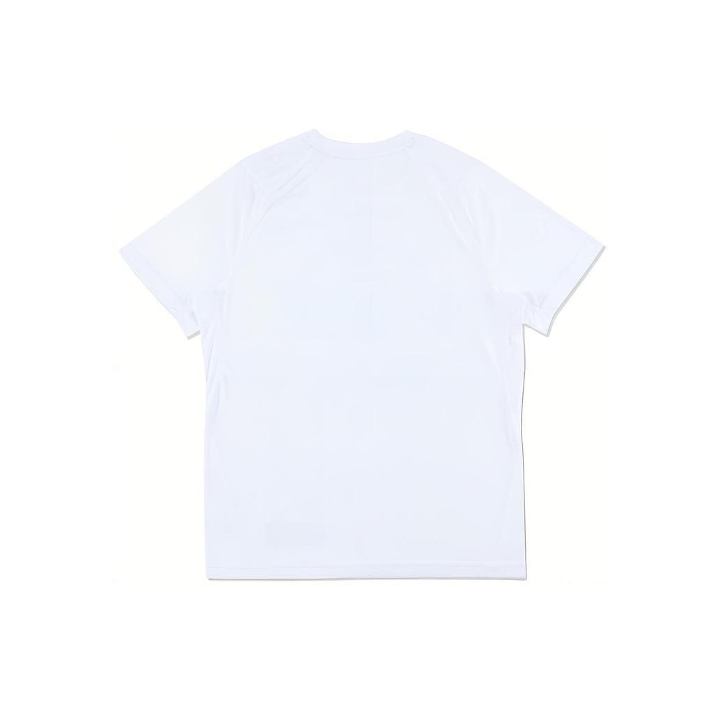 Li Ning T Shirts Men's White Crew Neck Moderate Straight Fit ATSQ483-2