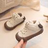 Winter Baby Walking Shoes with Fleece Lining Soft Sole Casual Style Cotton-padded Non-slip Versatile Double-layered Cotton Shoes for Boys and Girls
