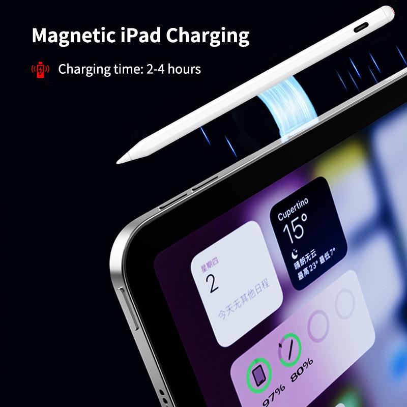 Amazing Sensitivity 2 Gen Wireless Magnetic Charging Active Touch Stylus Pen for Apple Pencil 2nd Generation