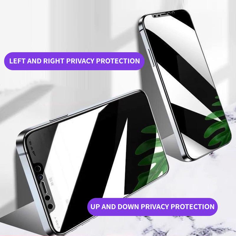 Privacy / Anti Blue Light Privacy / Matte Privacy Tempered Glass Screen Protector Film For iPhone 16 Plus 15 14 13 12 mini 11 Pro Max XS Max XR X