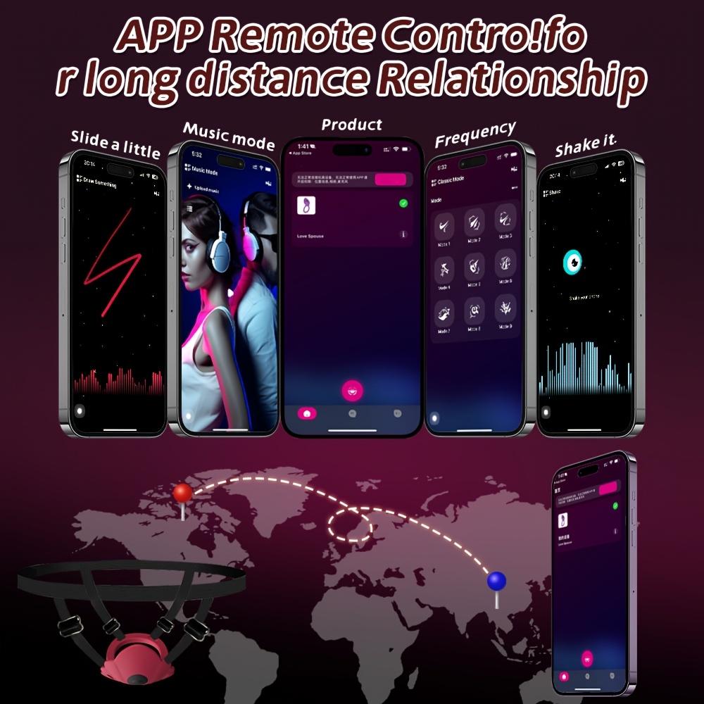 Wireless APP Control Wearable Panty Vibrator for Women Vibrating Clitoral Stimulator Penis Ring for Men Female Sex Toy Couples Sex Games