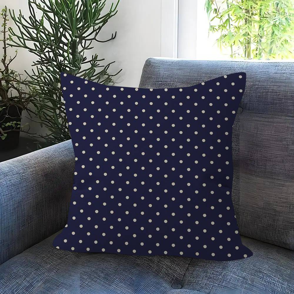 Fashion Polka Dot Figure  Pillow Cover Design Cushion Cover Decor Holiday Decorati