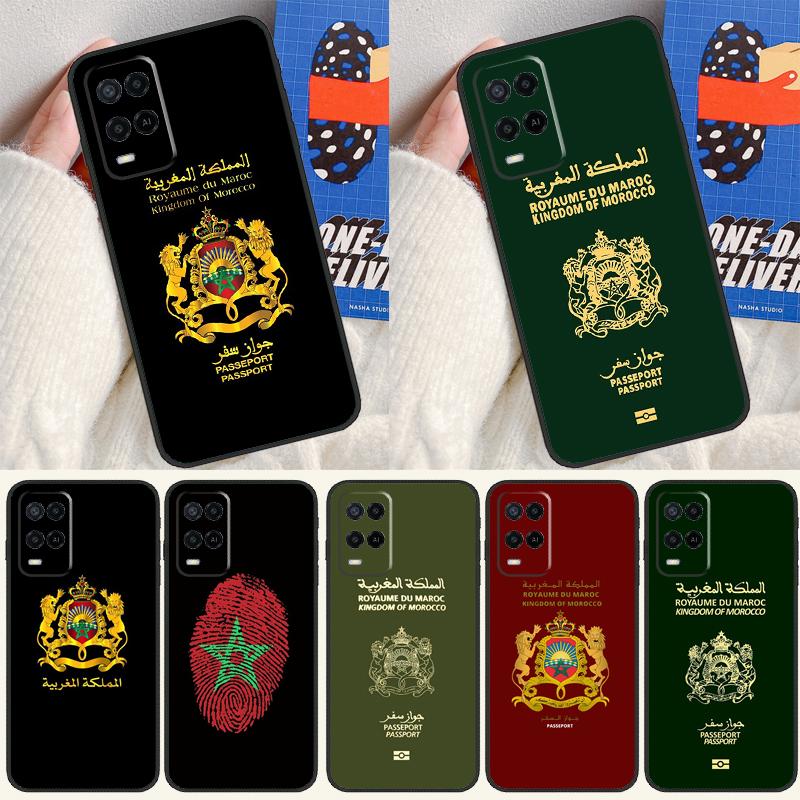 Morocco Flag For Oppo A54 A57 S A78 A58 A98 A5 A9 A91 A15 A16 A17 A52 A72 A76 A96 A74 A94 A77 Phone Case
