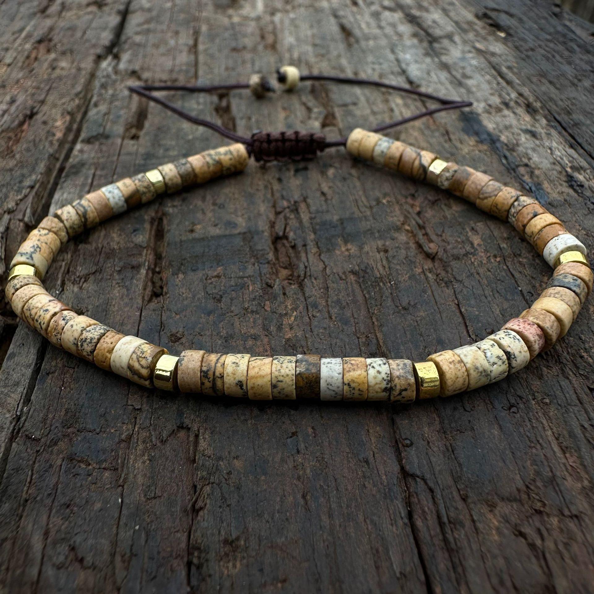 

Натуральный браслет ручной работы унисекс, высококачественный камень, браслет из кокосовой бусины, браслет для медитации, йоги, ювелирные аксессуары