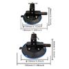 Fast Setup Aluminum Flagpole Bracket Support Suitable For Travel Vehicles Motorhome Secure Suction Base Angle Adjustable