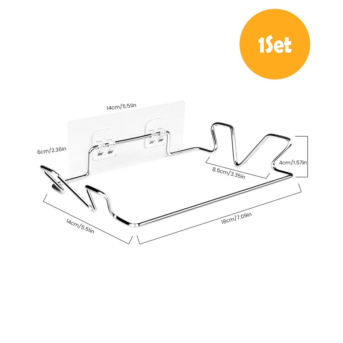 

Kitchen Trash Rack Cabinet Door Garbage Bags Holder Stainless Steel Closet Garbage Storage Holder Garbage Hanger Cupboard Stand