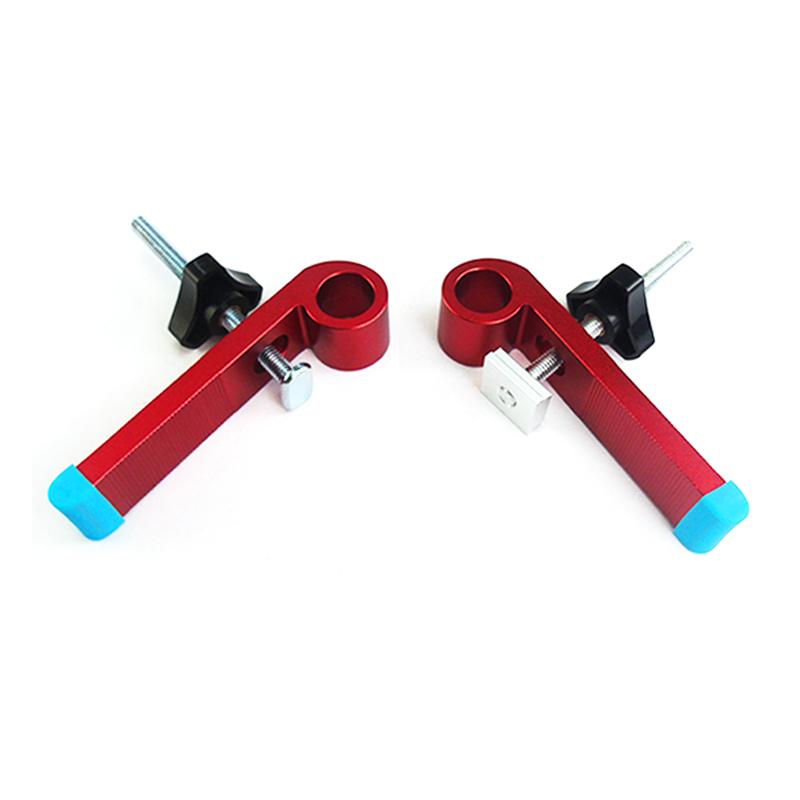 1Set Universal Clamping Blocks Platen Miter Track Clamping Blocks M8 Screw Woodworking Joint Hand Tools Set
