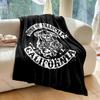 Sons of Anarchy California Emblem Print Adult Children Warm Blankets Home Travel Car Soft Comfortable Suitable for All Seasons