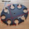 Desktop Microphone Stand Holder With 8 Slots For Secure Storage And Easy Organization Of Multiple Mics