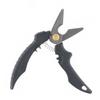 Takagi TES-180 Stainless Steel Electrician's Scissors with Wire Cutting and Crimping Functions, Safety Cord Mounting Hole, Serrated Blade, Round Blade