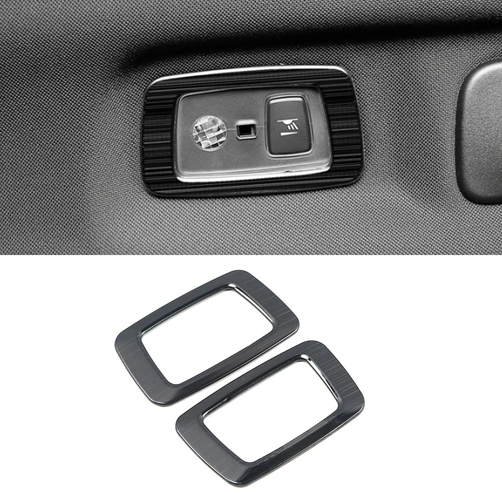 For Volvo XC60 2018-2024 Car Interior Door Handle Trim Window Lift Switch Panel Audio Speaker Sound Ring Water Cup Holder Frame