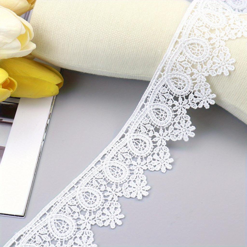 3yard/Pack White Black Lace Ribbon Lace Edging Lace Edging Decoration, Suitable for Crafts, Dresses, Gift Packaging, Wedding, Home Decoration