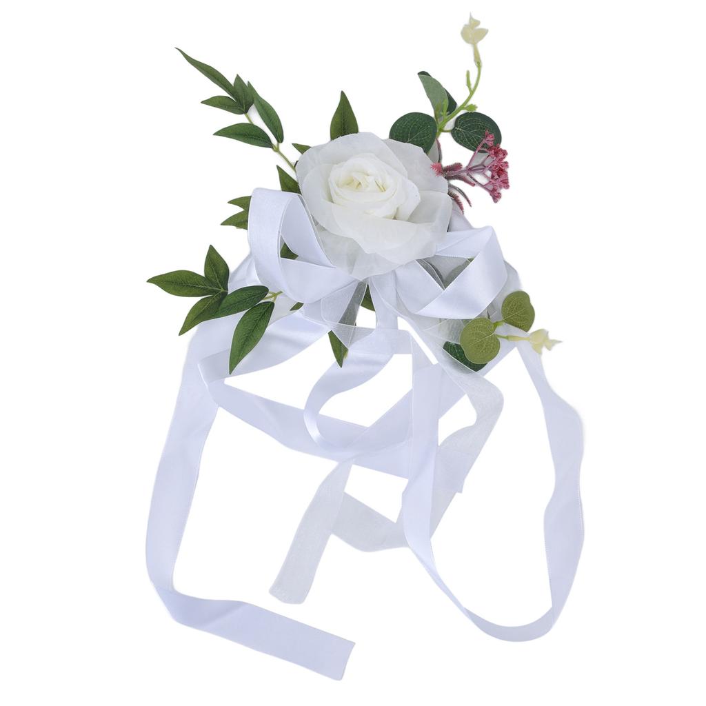 Wedding Chair Flower Nordic Style Simulation Wedding Chair Decoration for Photography Props Birthday Party Decor