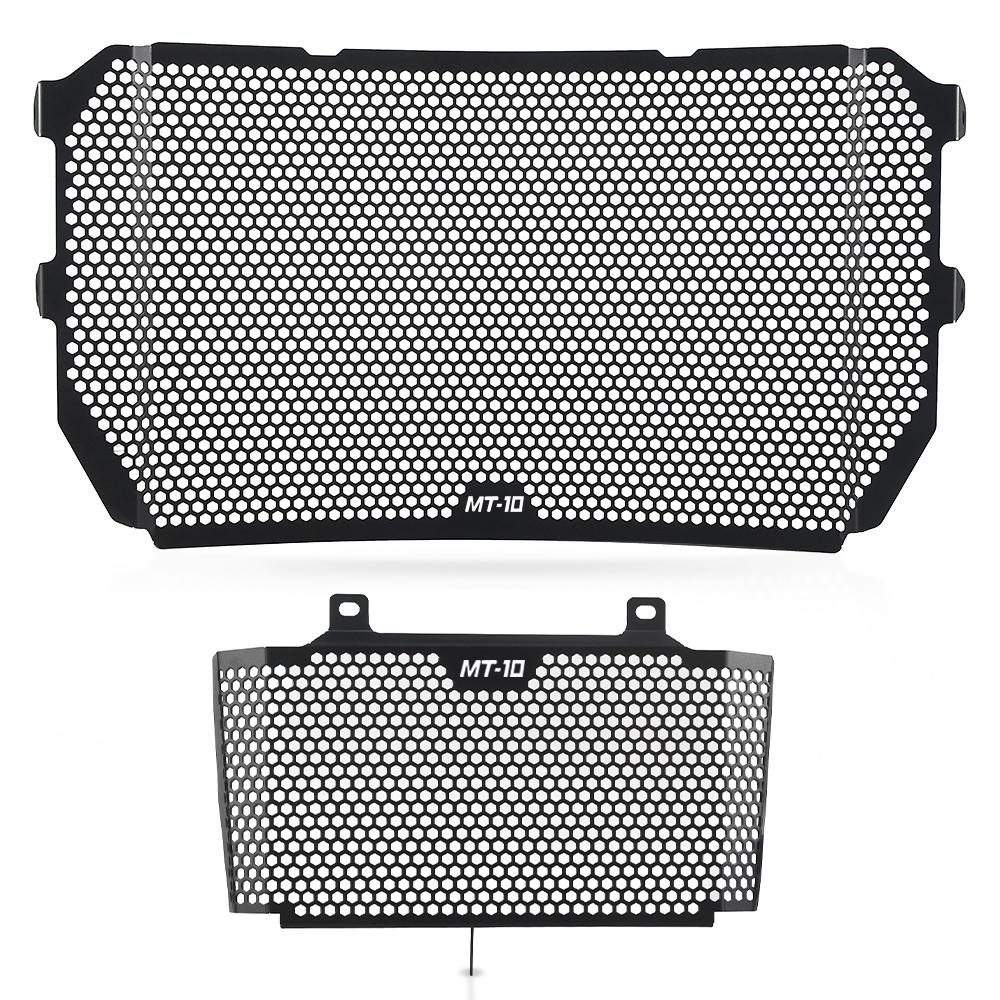 For Yamaha MT-10 MT10 MT 10 FZ10 FZ 10 FZ-10 2016-2025 2024 Motorcycle Radiator Grille Guard Oil Cooler Cooling Cover Protection