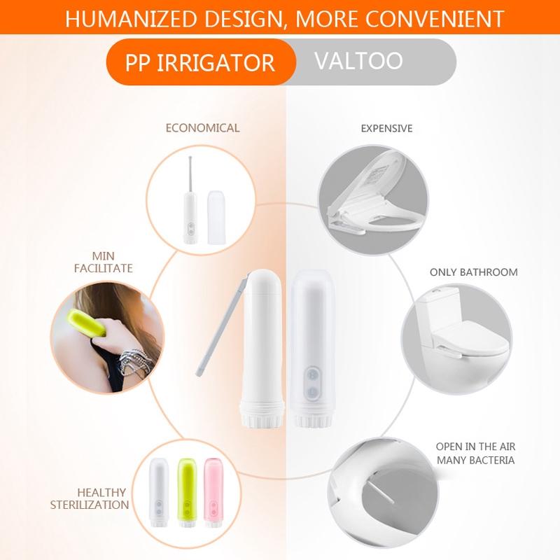 IPX6 Mini Travel Handheld Electric Portable Bidet Handheld Sprayer Toilet Kit lower body vulva body cleaner DC3.0V 47*156mm