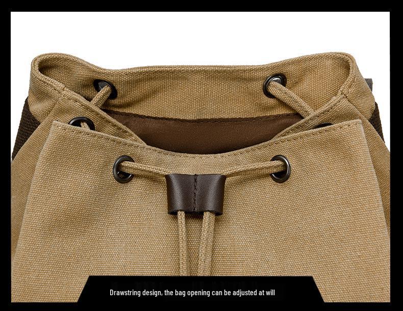 Men's Canvas Trend Large Capacity Casual Backpack