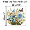 Painted Butterfly Flowers Small Grass Wall Sticker Toilet Bathroom Refrigerator Wall Sticker Living Room Bedroom Decoration Painting