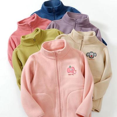 Haut en polaire tendance Automne/Hiver pour enfants - Vêtements décontractés pour grands enfants, Uniforme scolaire parent-enfant, Garçons et Filles.