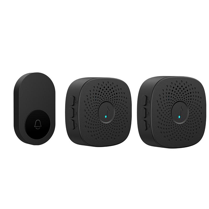 Wireless Doorbell Rain Proof Accurate Control 38 Melodies Portable USB Door Bell Ringer for Home