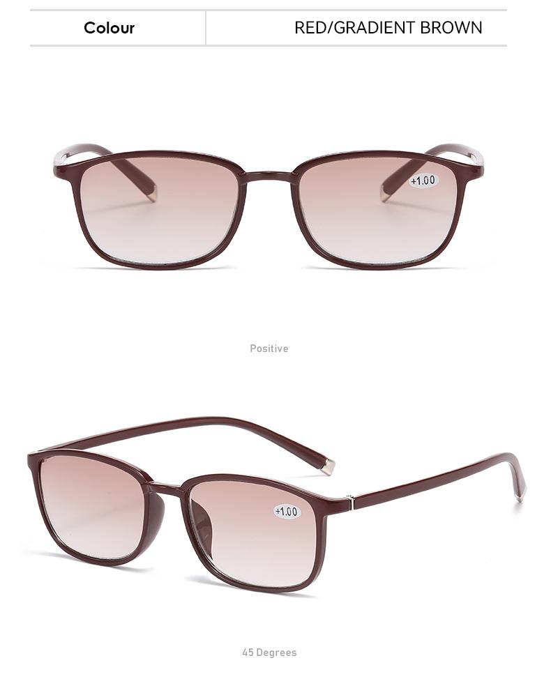 Male Female Stylish Progressive Color Presbyopia Eyewear High Definition Blue Light Blocking Eye Protection Reading Eyewear