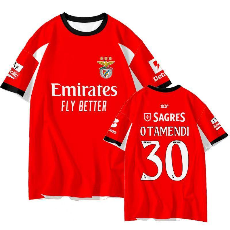 Benfica Home & Away Jersey: #10 Di Maria, #14 Pavlidis - Fan Version Football Kit