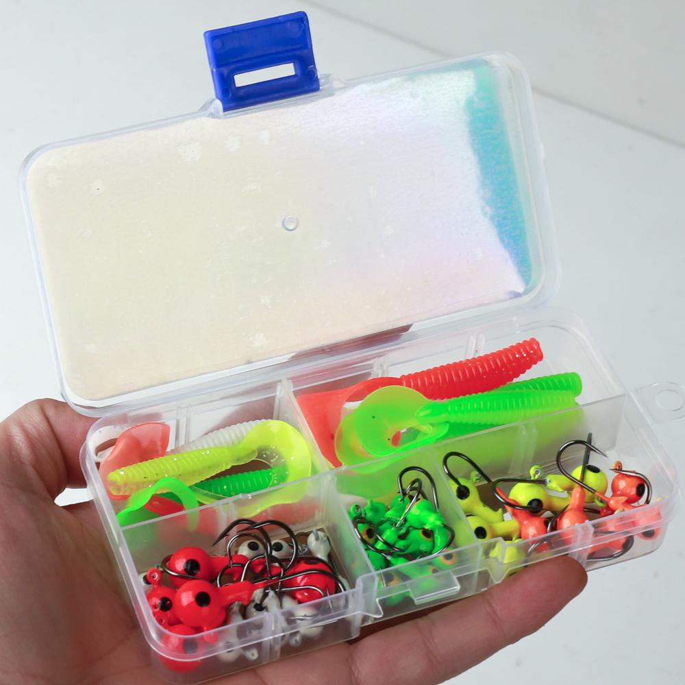 FTK Bionic Lure Soft Bait Artificial Lure Spinning Lure 45pcs Set 45PCS чистый