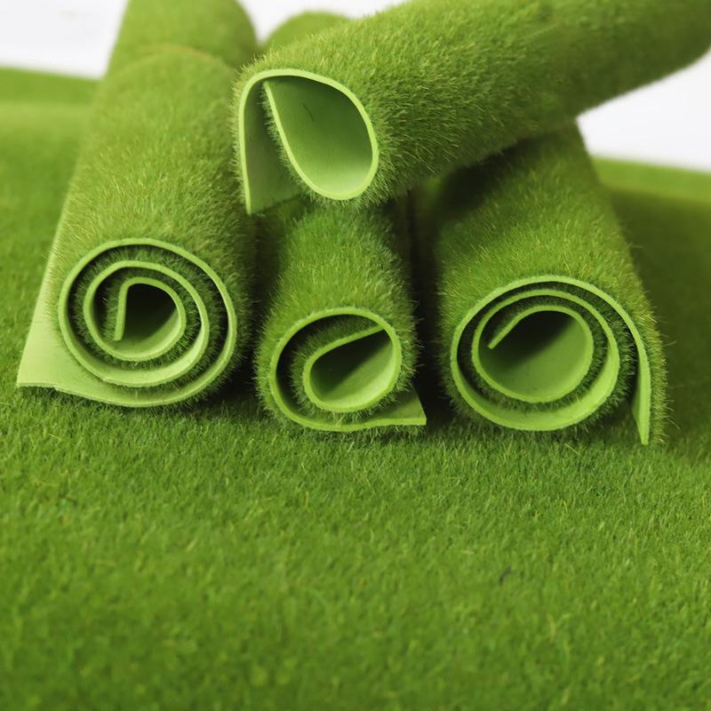 Artificial Grass Lawn Green Fake Plants For Garden Decor Building Model Supplies