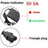 48V/60V/72V Charger 2A/5A Lithium-ion Battery Pack Charger 54.6V/67.2V/84V Intelligent Fast Charging EU Plug With Cooling Fan