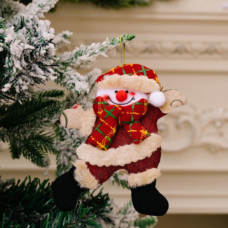 Dancing Santa Merry Christmas Ornaments xmas Tree Hanging Toys Christmas Tree Decoration Home Decor Present Xmas Children'S Gift