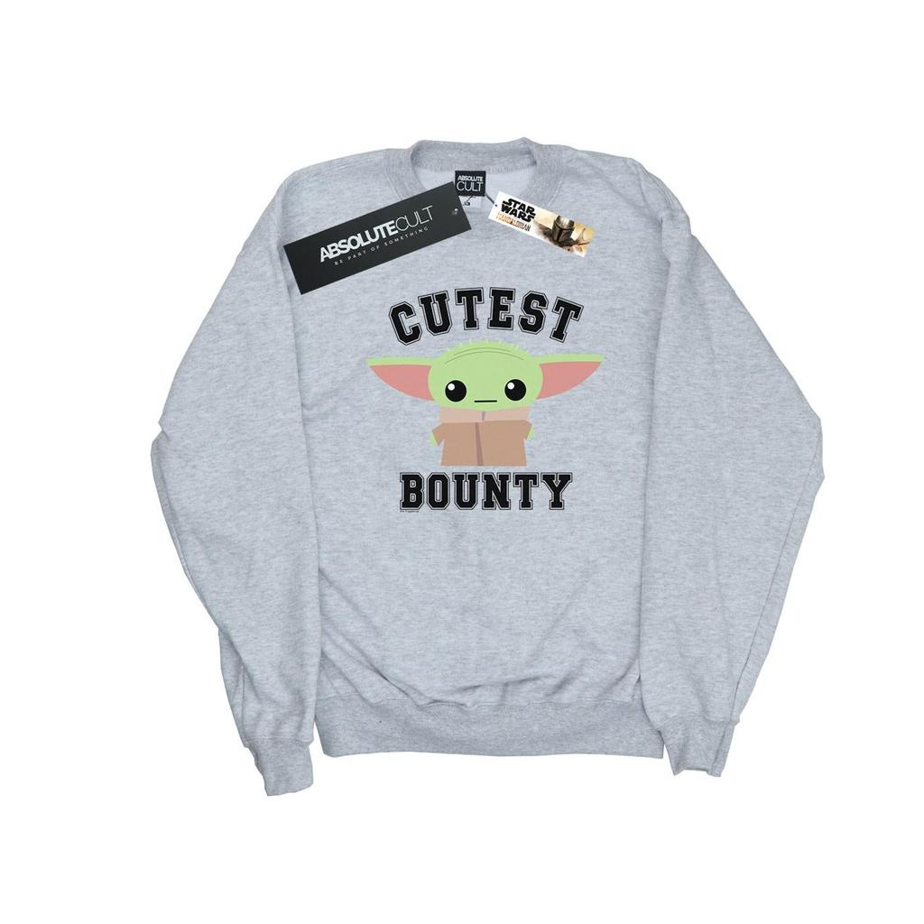 STAR WARS Mens The Mandalorian Cutest Bounty Sweatshirt