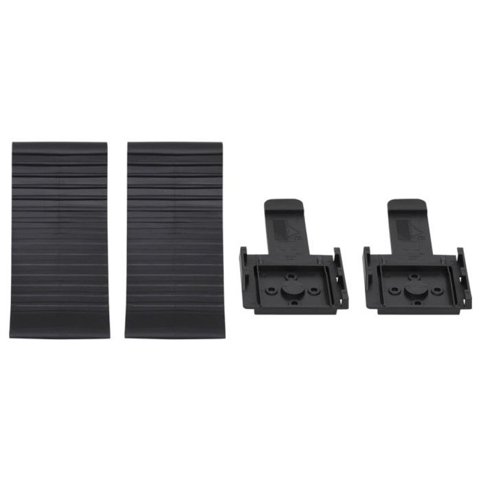 Cales de roues 2 pcs 25x10x11,5 cm plastique