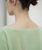 Rie 2Color Boat Neck Short Sleeved Knit Top Lg