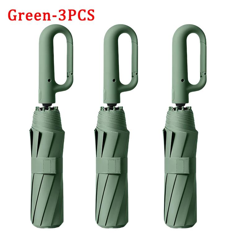 1/3/5 шт. полностью автоматический зонт с пряжкой-кольцом — фото 16