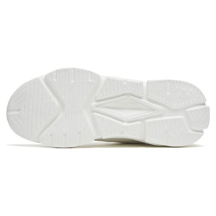 Anta Slip Resistant, Abrasion Resistant, Rebound Low top Sports Casual Shoes White Brown 912318831-1