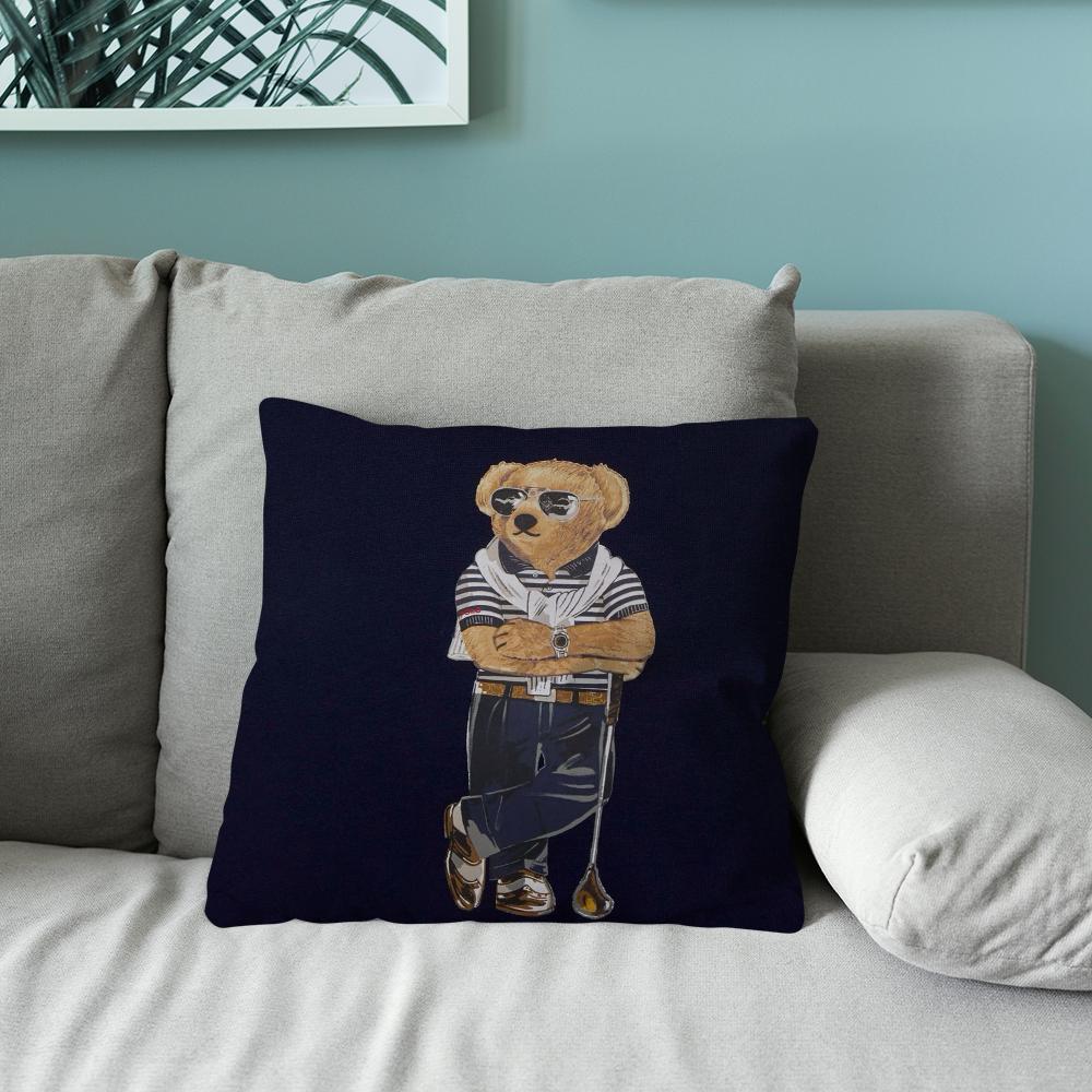 Cool PPolo BBearS Pillow Case Pillow Case Soft Cushion Cases for Farmhouse Sofa Decor Home Decorations and Protector