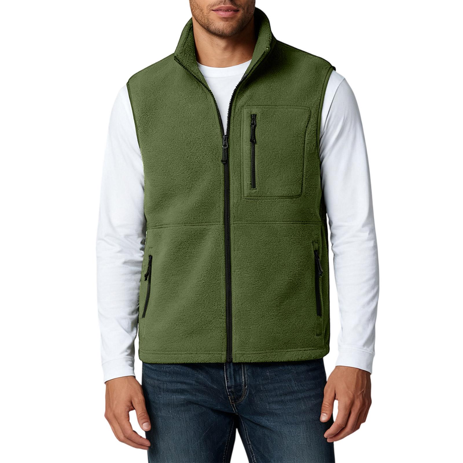 

Casual Men S Vest Men S Loose Warm Down Cotton Vest Coat M