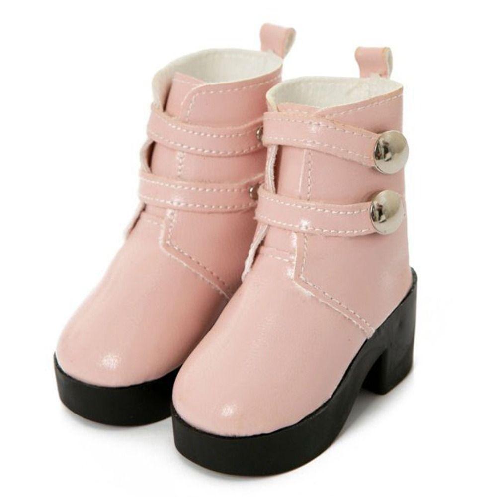 PU Leather for 18-inch Doll Play House Accessories Doll Wearing Shoes Fabric Shoes 1/3 Doll Boots
